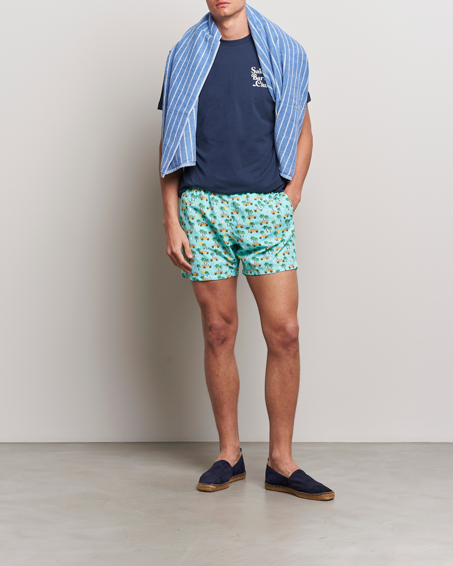 Men | Swimwear | MC2 Saint Barth | Printed Swim Shorts Road Car