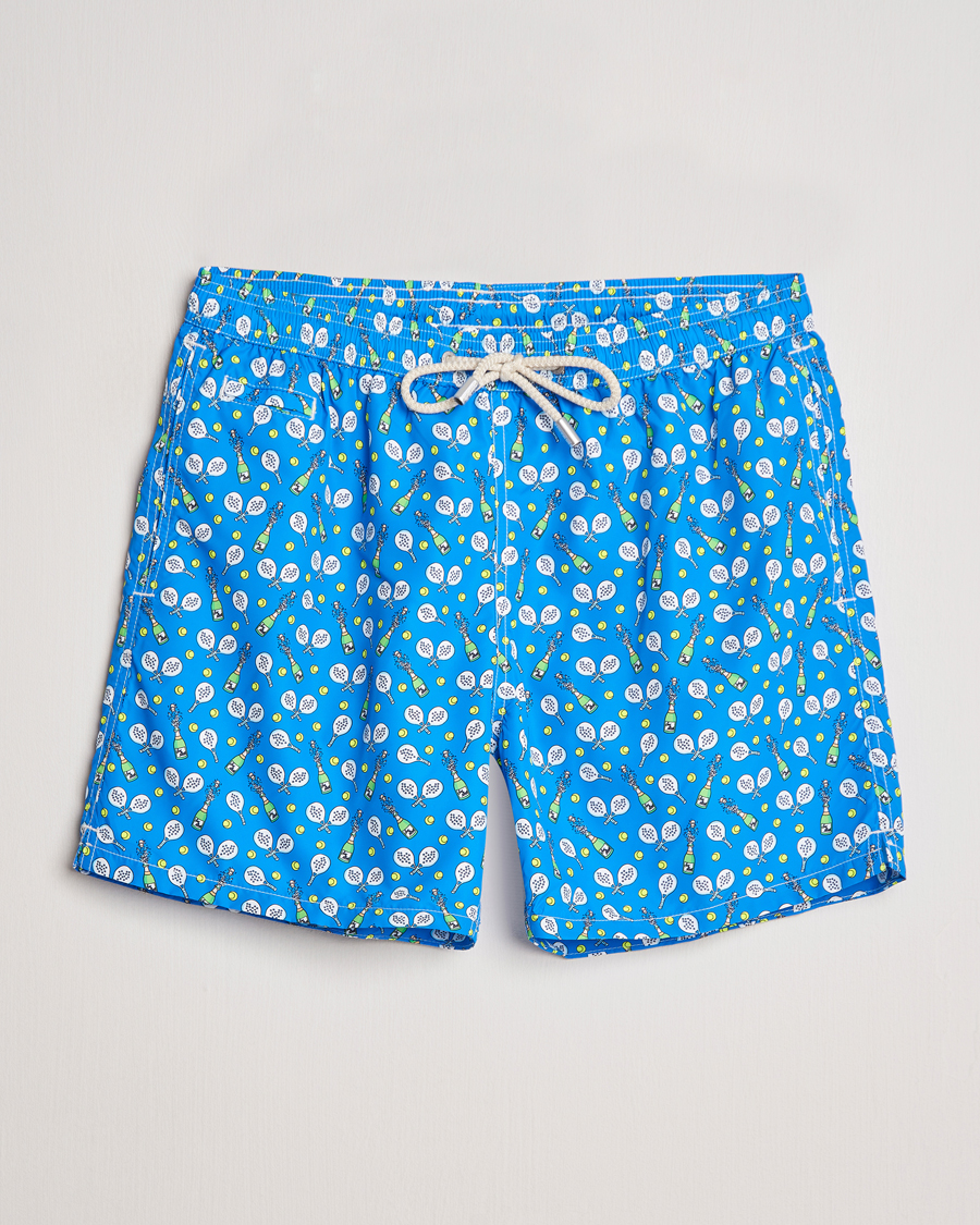 Men | Swimwear | MC2 Saint Barth | Printed Swim Shorts Padel Winner