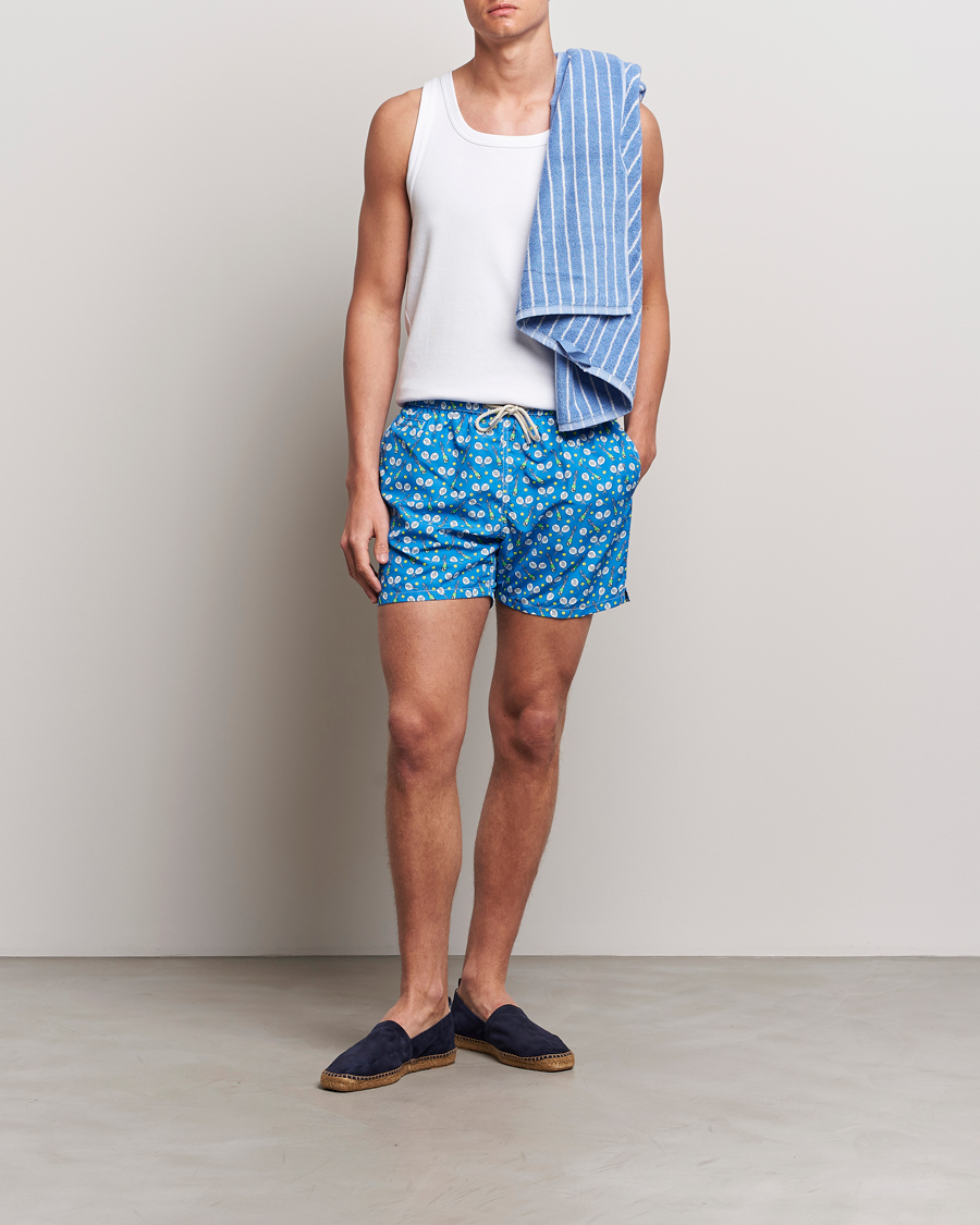 Men | Swimwear | MC2 Saint Barth | Printed Swim Shorts Padel Winner
