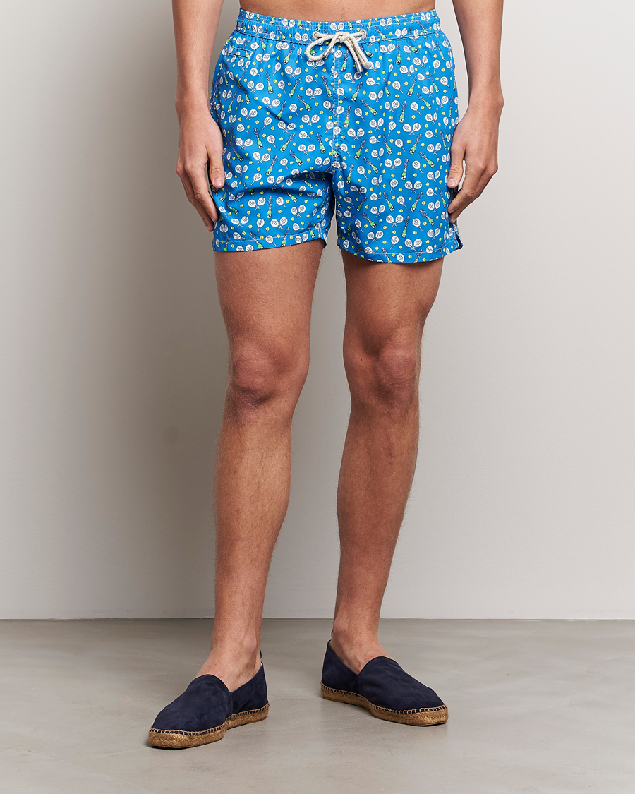 Men | Swimwear | MC2 Saint Barth | Printed Swim Shorts Padel Winner