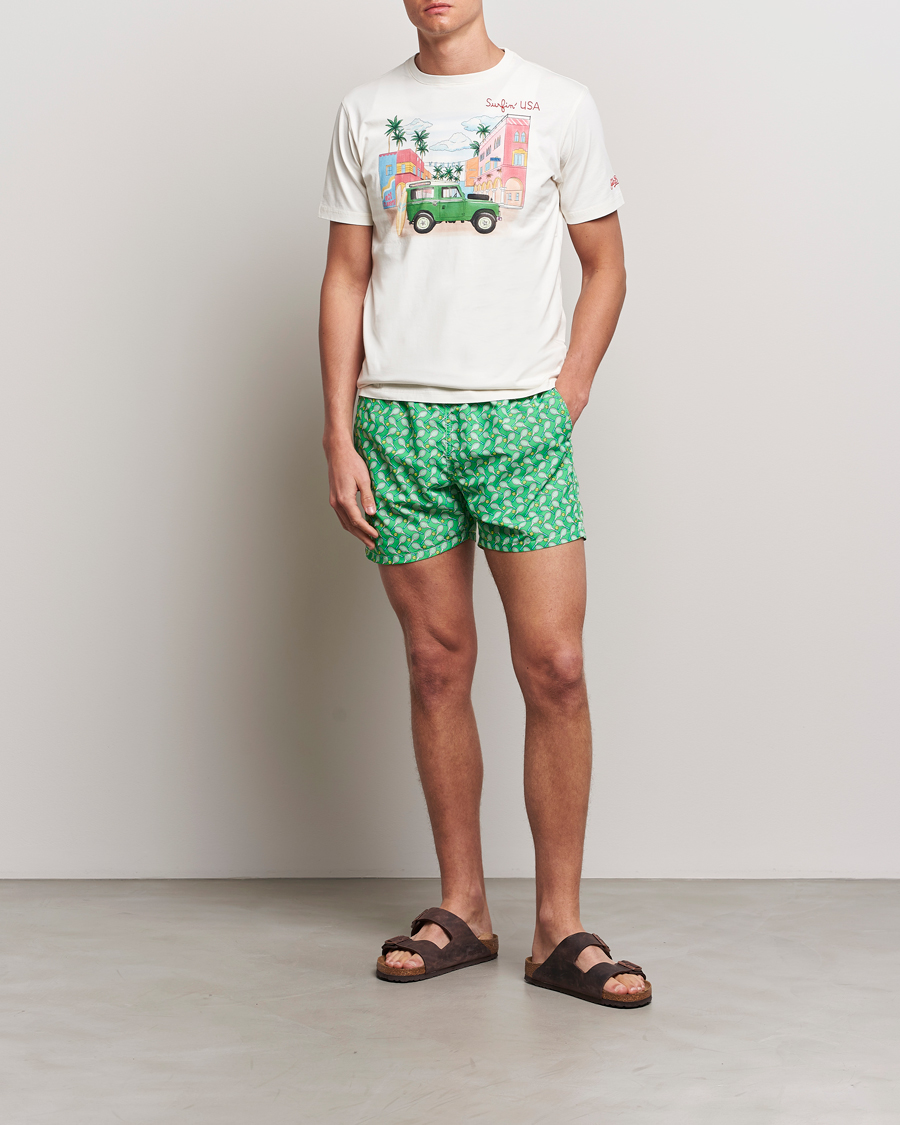 MC2 Saint Barth Printed Swim Shorts Tennis Cross at