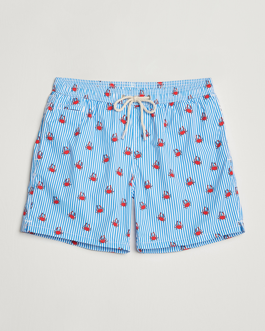 Men | Swimwear | MC2 Saint Barth | Printed Swim Shorts Crabs Stripes