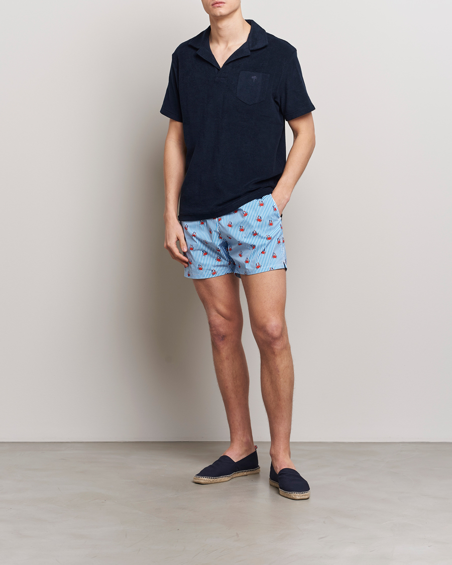Men | Swimwear | MC2 Saint Barth | Printed Swim Shorts Crabs Stripes