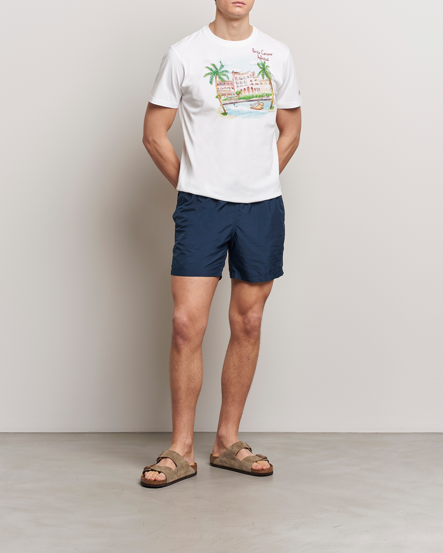 Men | T-Shirts | MC2 Saint Barth | Printed Cotton T-Shirt Porto Cervo