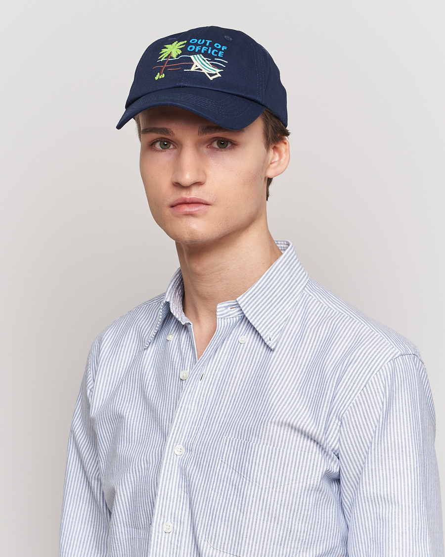 Men | New Brands | MC2 Saint Barth | Embroidered Baseball Cap Out Of Office
