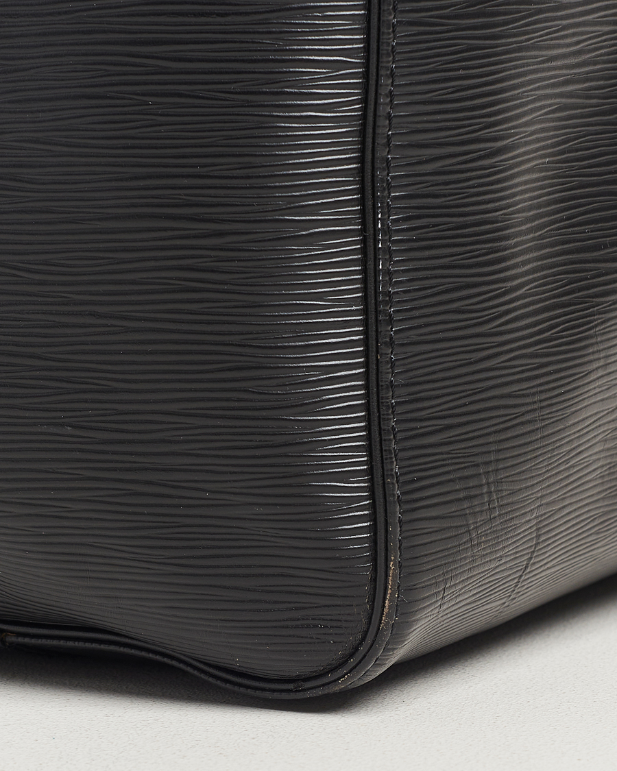 Men | Louis Vuitton Pre-Owned Keepall 50 EPI Leather Bag Black | Louis Vuitton Pre-Owned | Keepall 50 EPI Leather Bag Black
