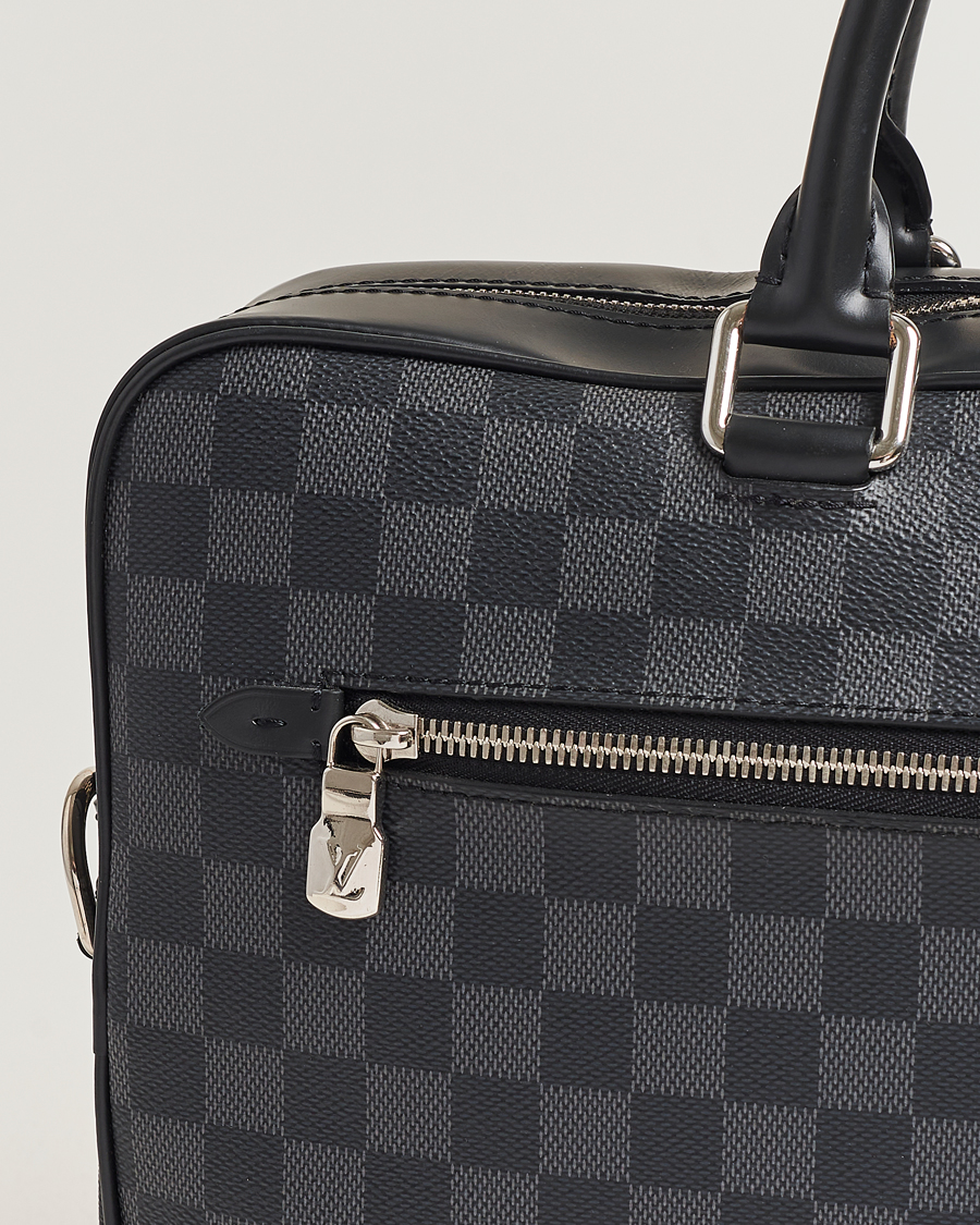 Men | Louis Vuitton Pre-Owned Porte Document Business Damier Graphite | Louis Vuitton Pre-Owned | Porte Document Business Damier Graphite