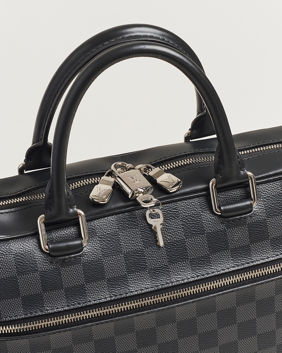Men | Louis Vuitton Pre-Owned Porte Document Business Damier Graphite | Louis Vuitton Pre-Owned | Porte Document Business Damier Graphite