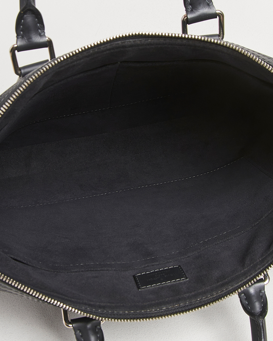 Men | Louis Vuitton Pre-Owned Dandy Slim Briefcase Damier Navy | Louis Vuitton Pre-Owned | Dandy Slim Briefcase Damier Navy