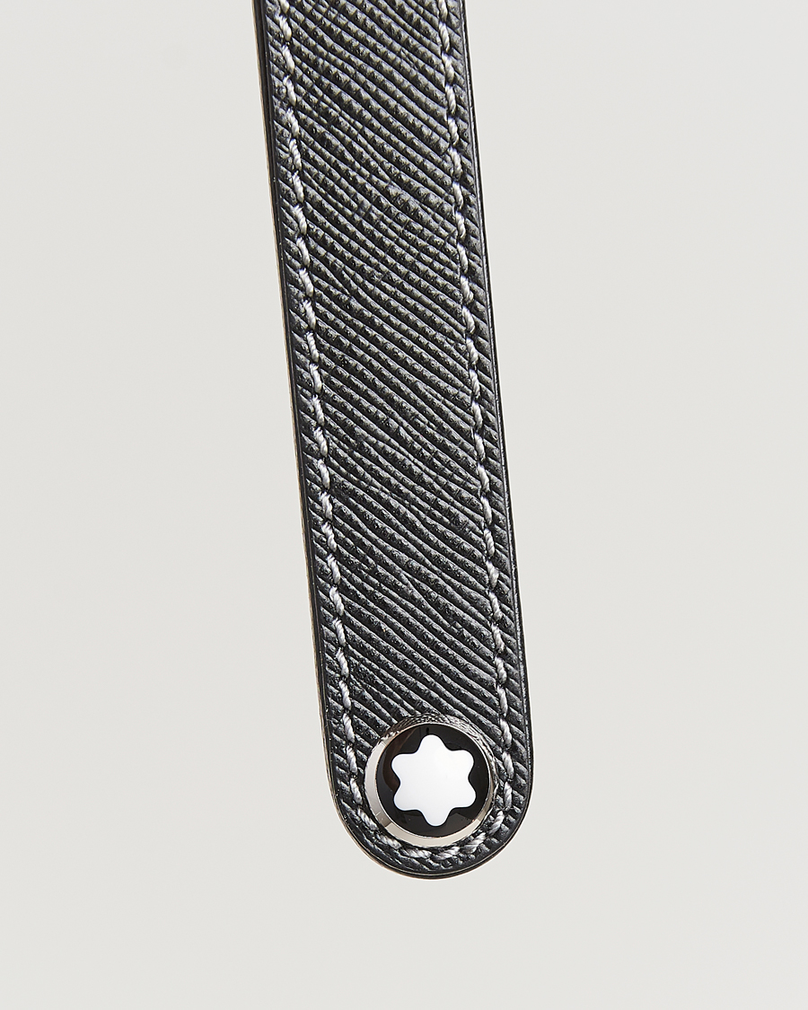 Montblanc Letter Opener in Steel and Leather Black at CareOfCarl.com