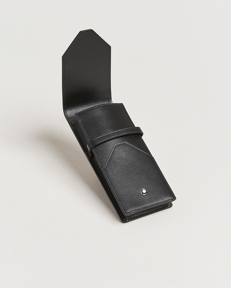 Montblanc Meisterstück 2-Pen Pouch Black at CareOfCarl.com
