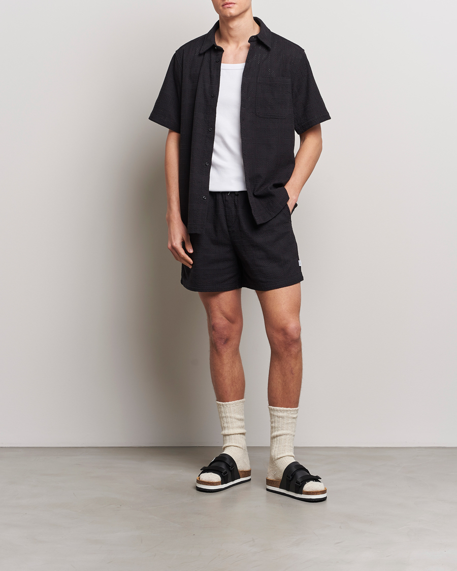 Men | Shorts | LES DEUX | Charlie Knitted Shorts Black