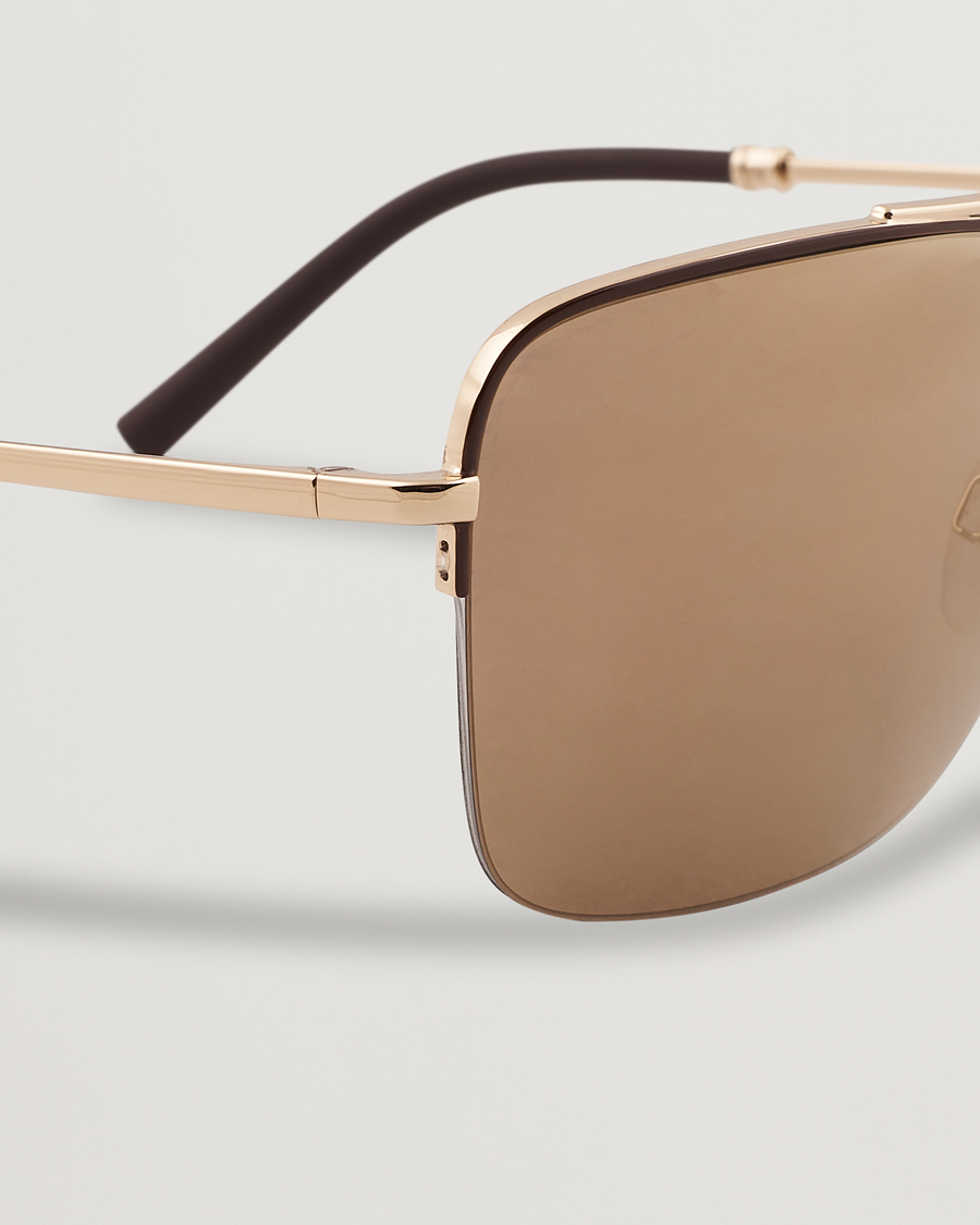 Men | Sunglasses | Oliver Peoples | R-2 Sunglasses Umber/Gold