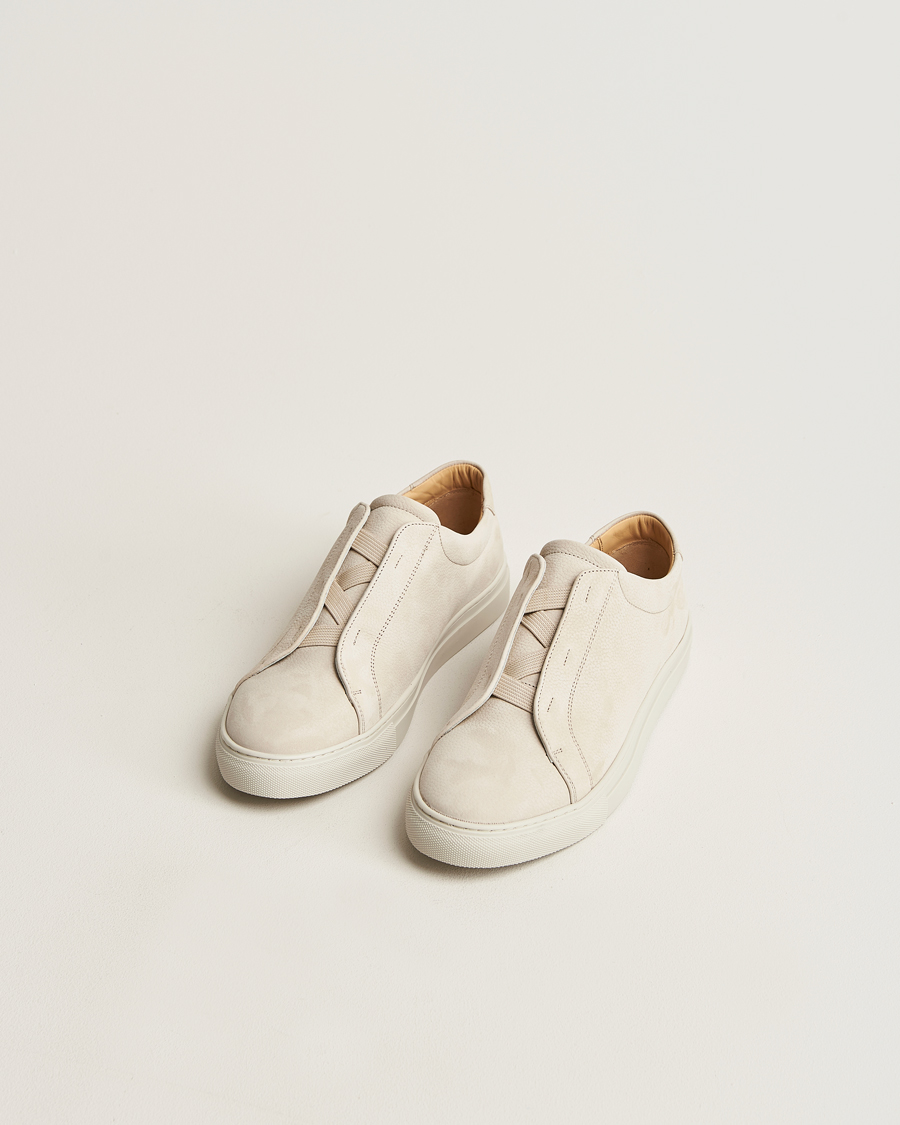 Men | Shoes | Myrqvist | Alnö Sneakers Beige Nubuck