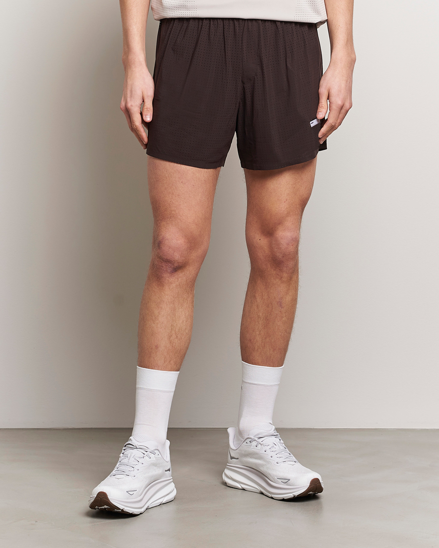 Men | Shorts | Satisfy | Space-O 5 Inch Shorts Dark Mahogany