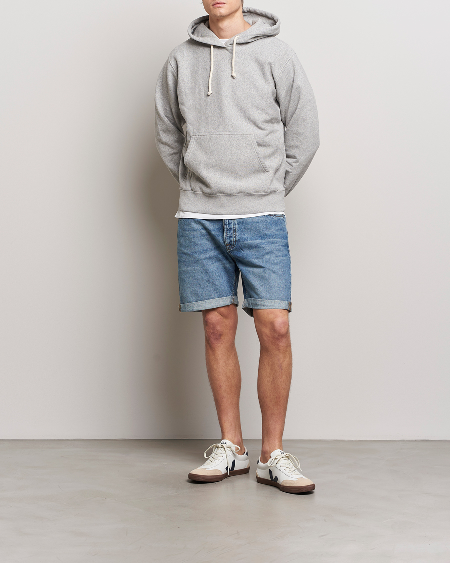 Men | Shorts | Nudie Jeans | Josh Denim Shorts Blue Haze