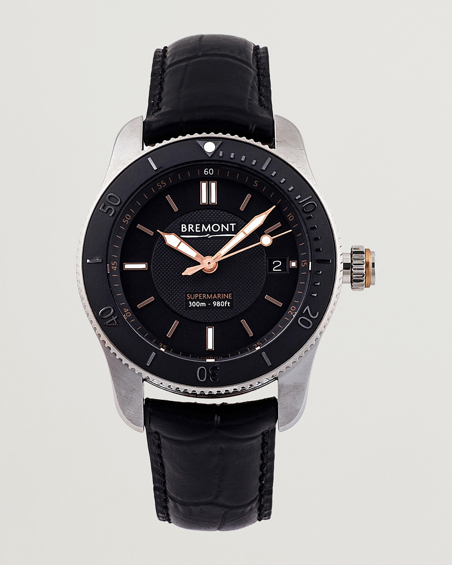 Men | Bremont S300 Kaimu Supermarine 40mm Black | Bremont | S300 Kaimu Supermarine 40mm Black