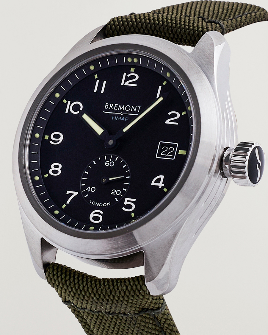 Men | Fine watches | Bremont | Broadsword 40mm Khaki Green Nato Strap