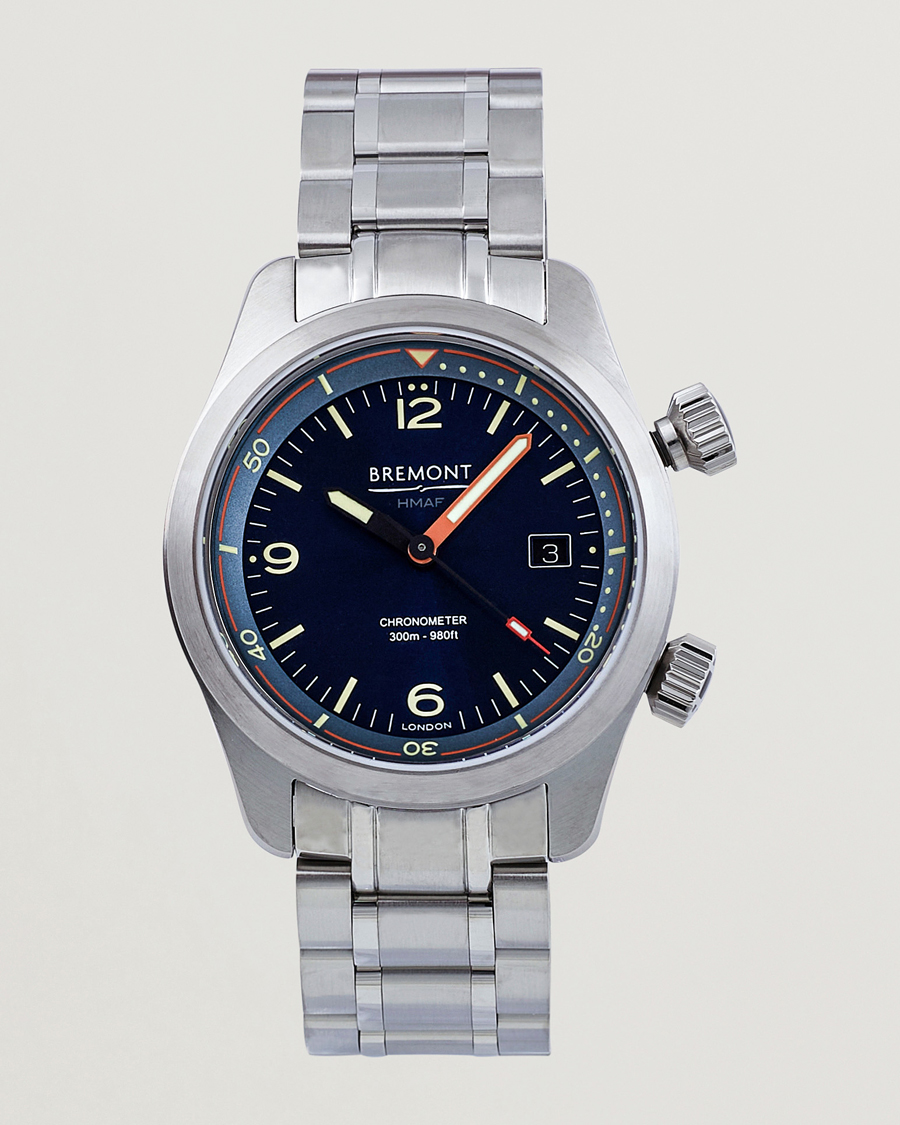 Men | Bremont Argonaut Azure 42mm Steel | Bremont | Argonaut Azure 42mm Steel