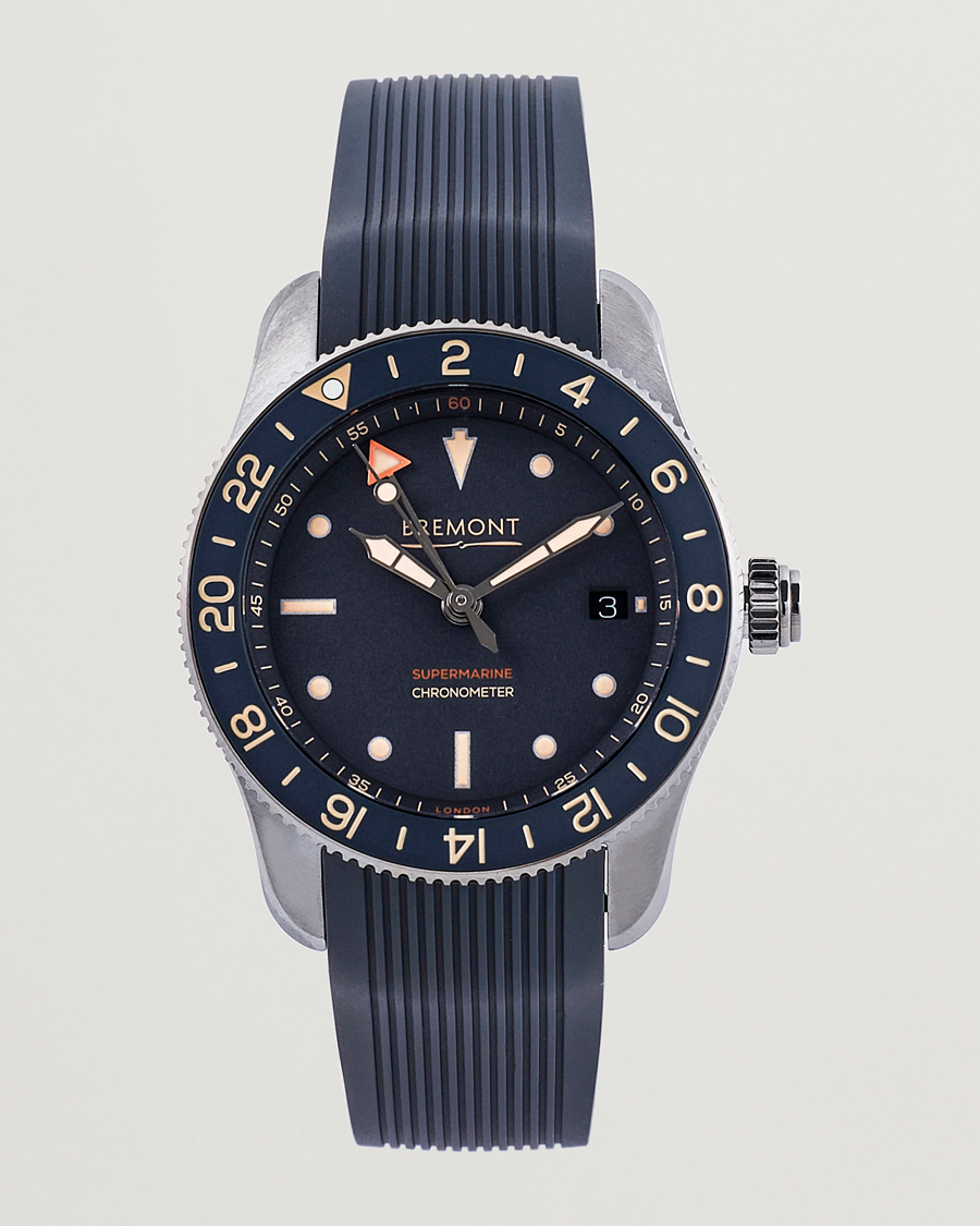 Men |  | Bremont | Limited Edition Supermarine Ocean GMT 40mm Grey Rubber