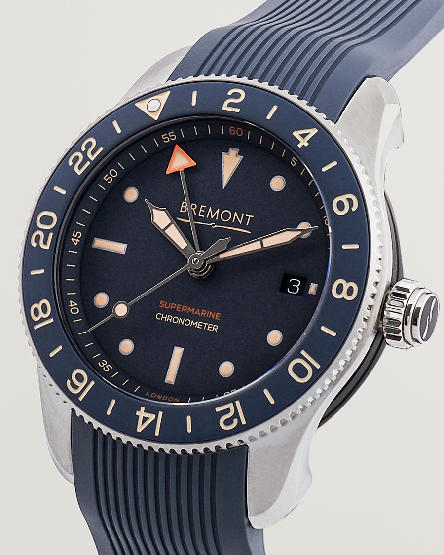 Men | Fine watches | Bremont | Limited Edition Supermarine Ocean GMT 40mm Grey Rubber