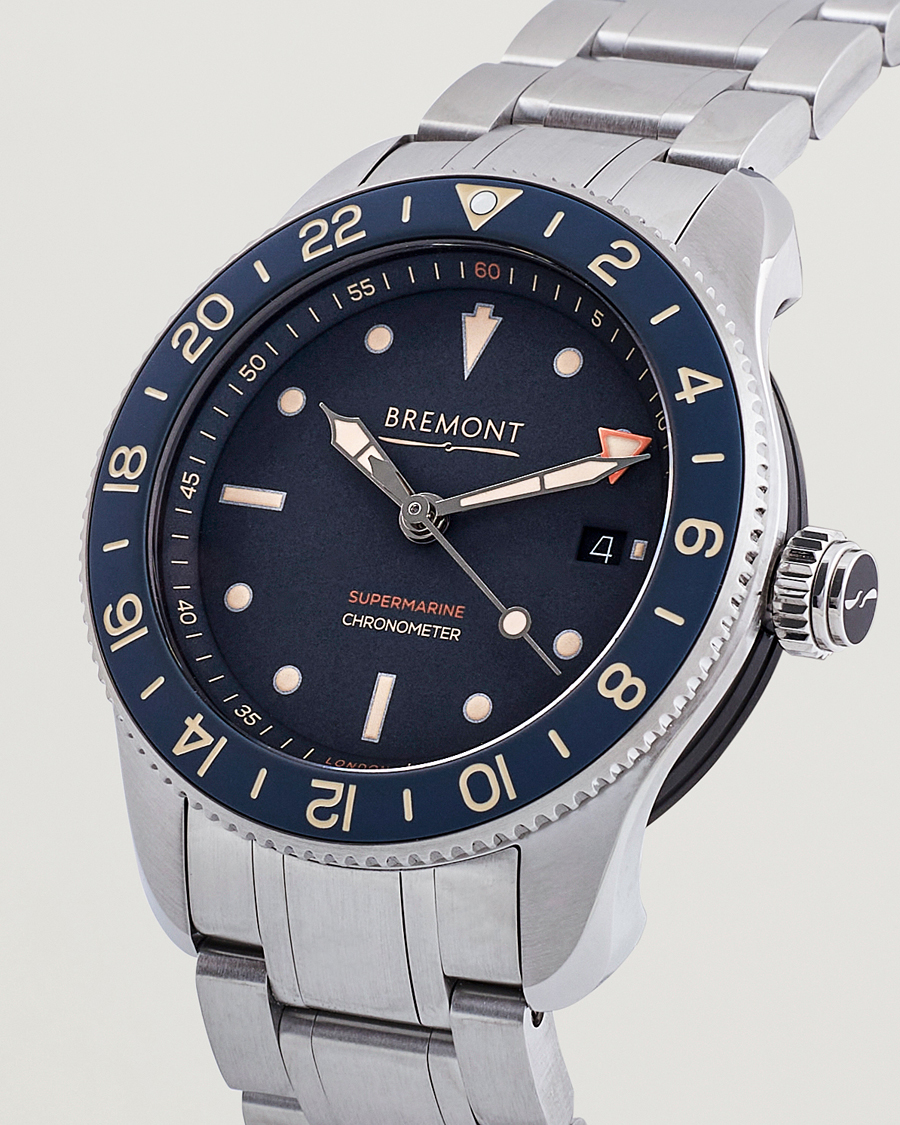 Men | Fine watches | Bremont | Supermarine Ocean GMT Diver 40mm Steel