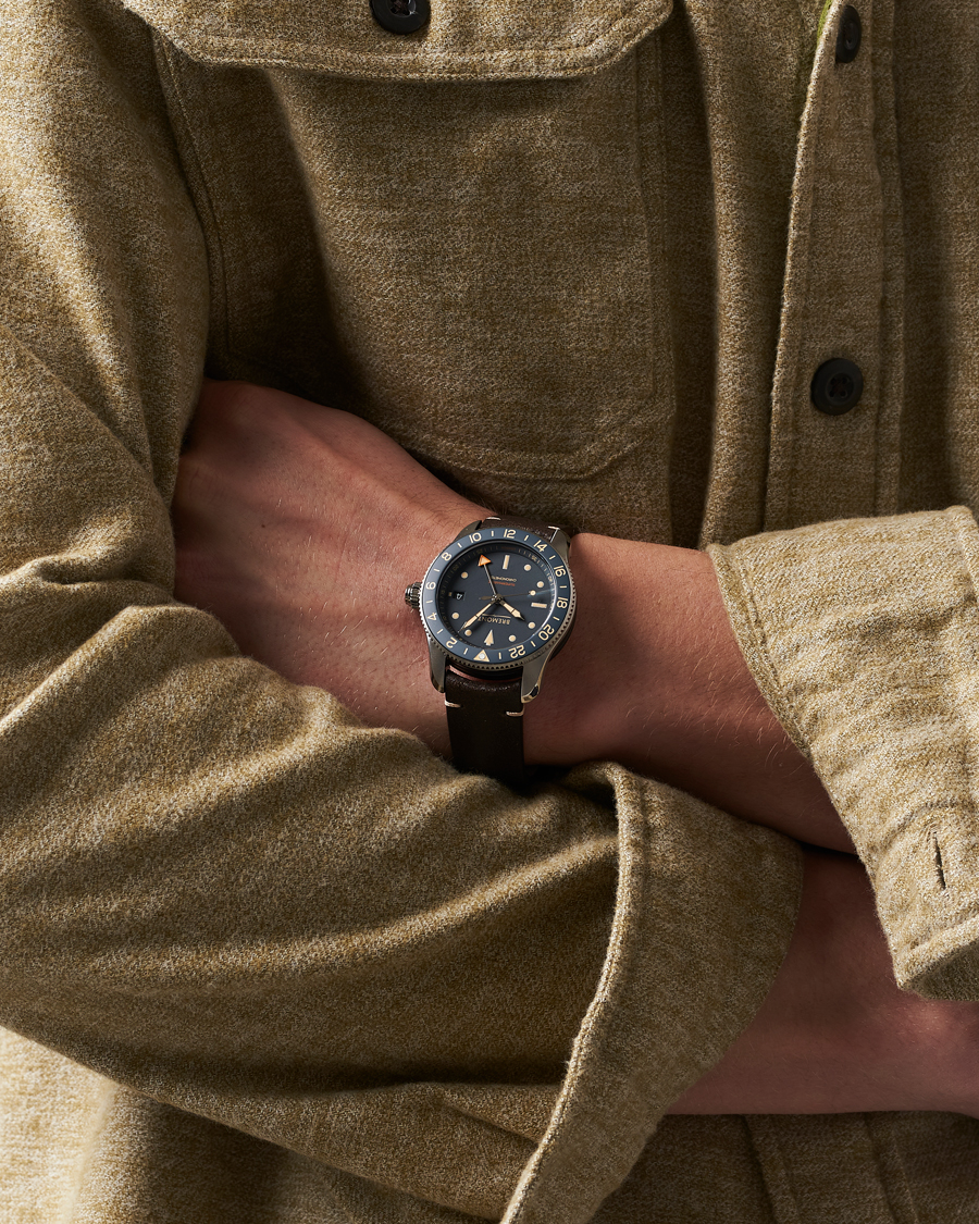 Men | Clothing | Bremont | Limited Edition Supermarine Ocean GMT 40mm Brown Calf