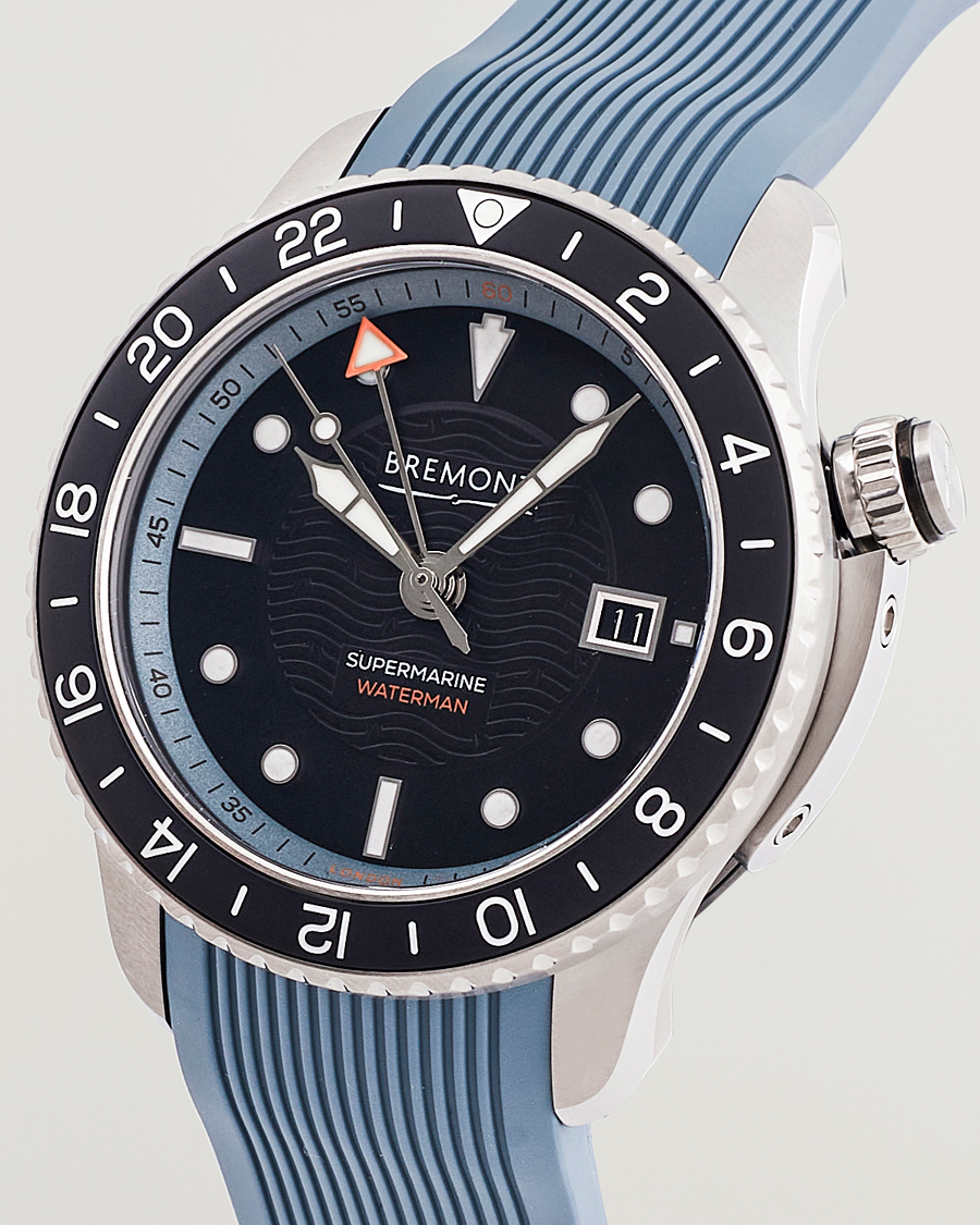Men | Fine watches | Bremont | Waterman Apex II Supermarine Diver 43mm Blue Rubber