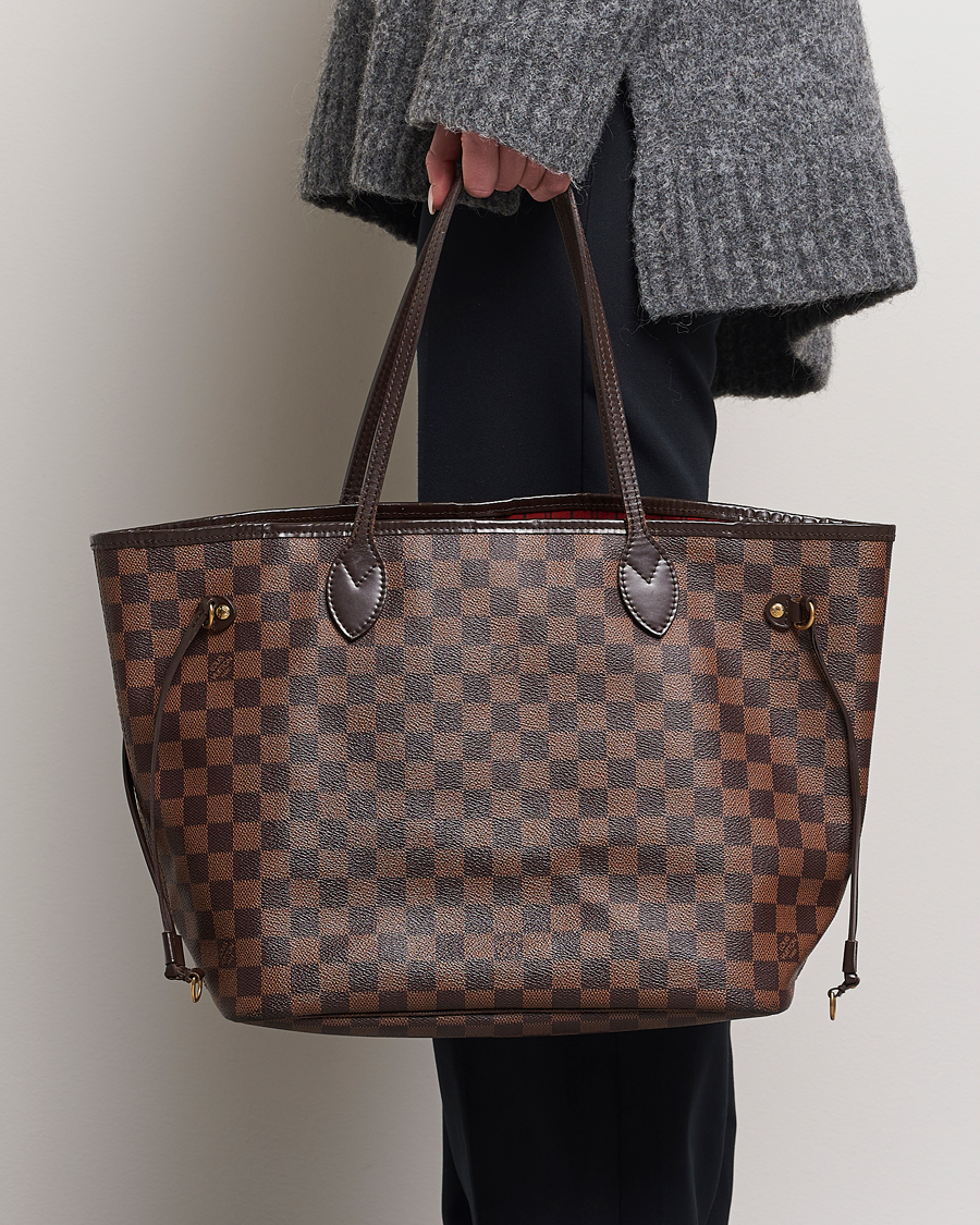 Louis Vuitton Pre-Owned Neverfull MM Totebag Damier Ebene at  