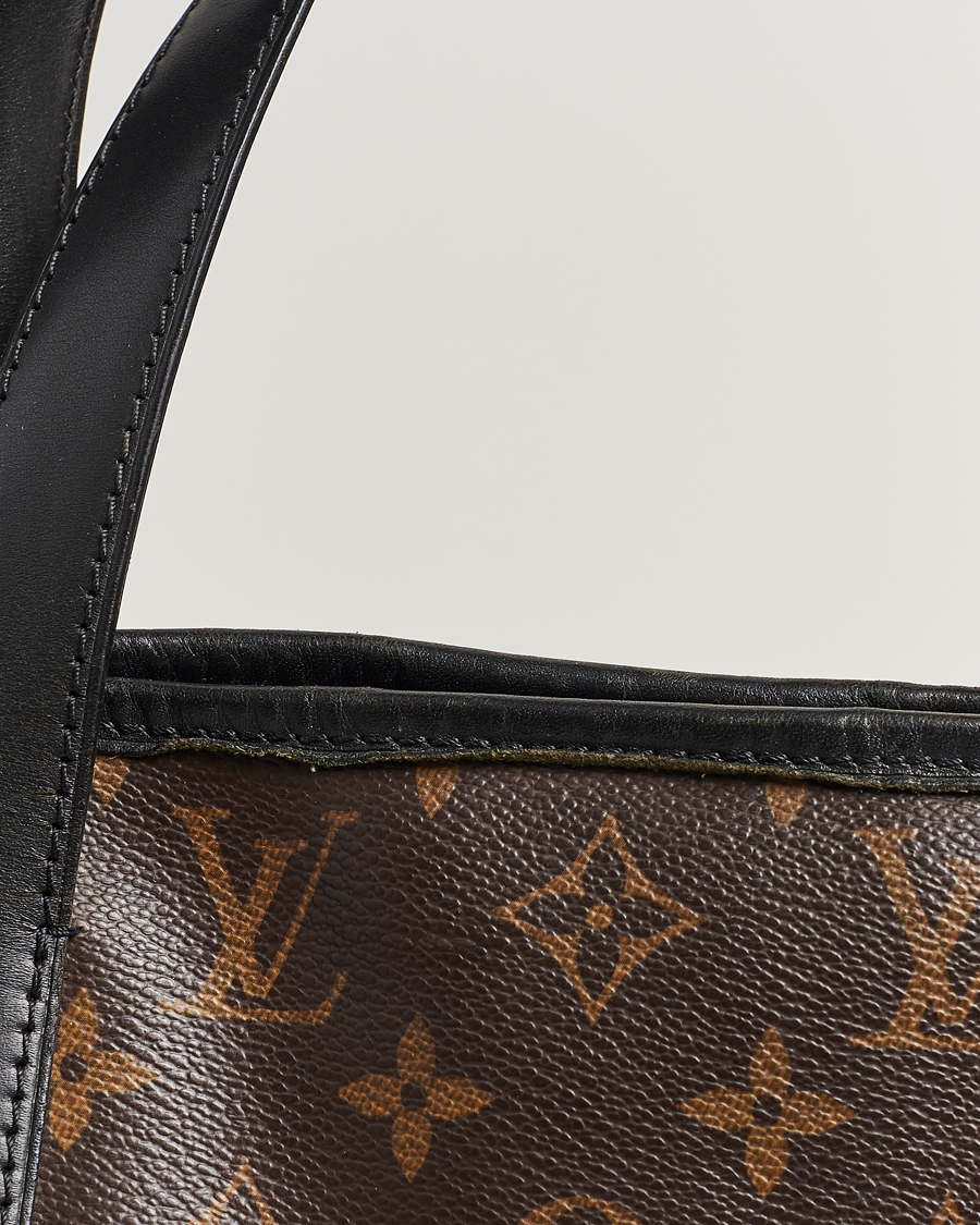 Men | Louis Vuitton Pre-Owned Davis Tote Bag Macassar Monogram | Louis Vuitton Pre-Owned | Davis Tote Bag Macassar Monogram