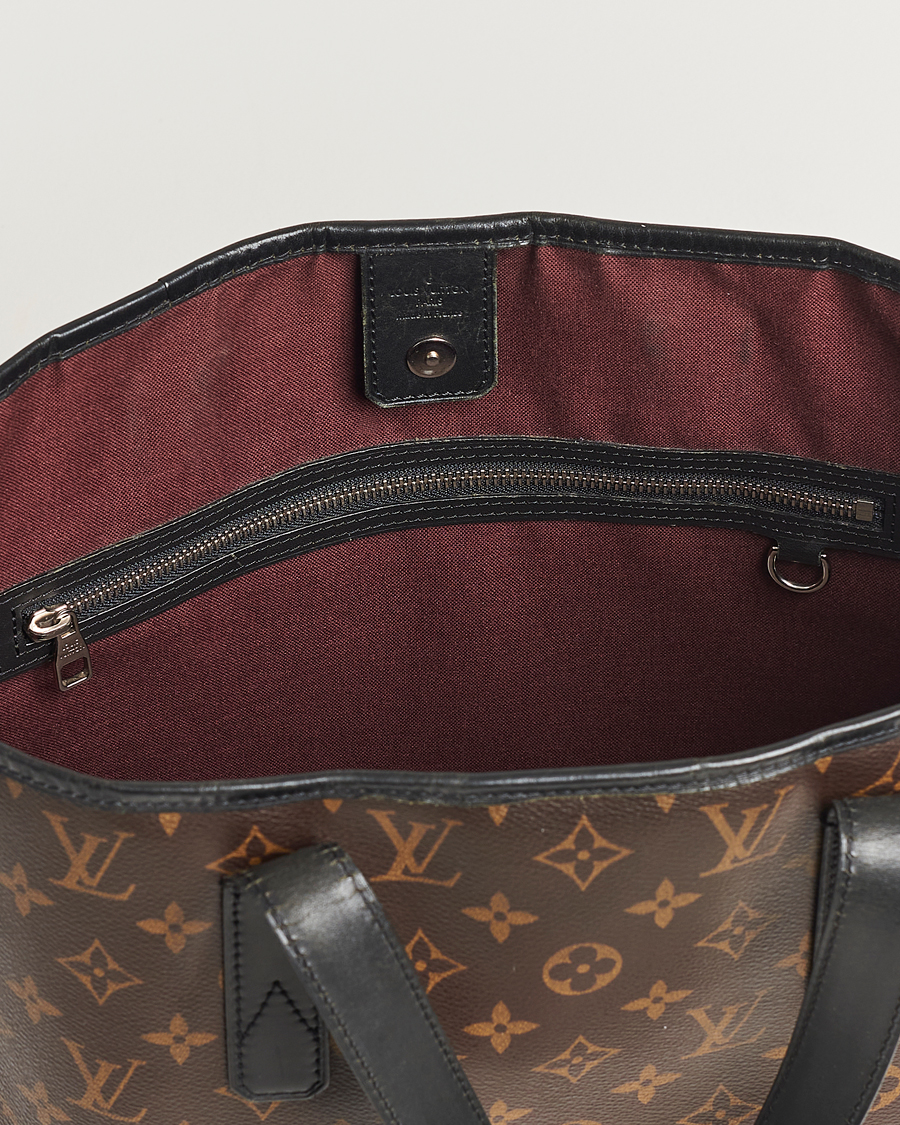 Men | Louis Vuitton Pre-Owned Davis Tote Bag Macassar Monogram | Louis Vuitton Pre-Owned | Davis Tote Bag Macassar Monogram