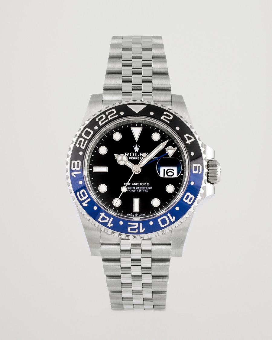 Men | Rolex Pre-Owned GMT-Master II 126710BLNR Silver | Rolex Pre-Owned | GMT-Master II 126710BLNR Silver