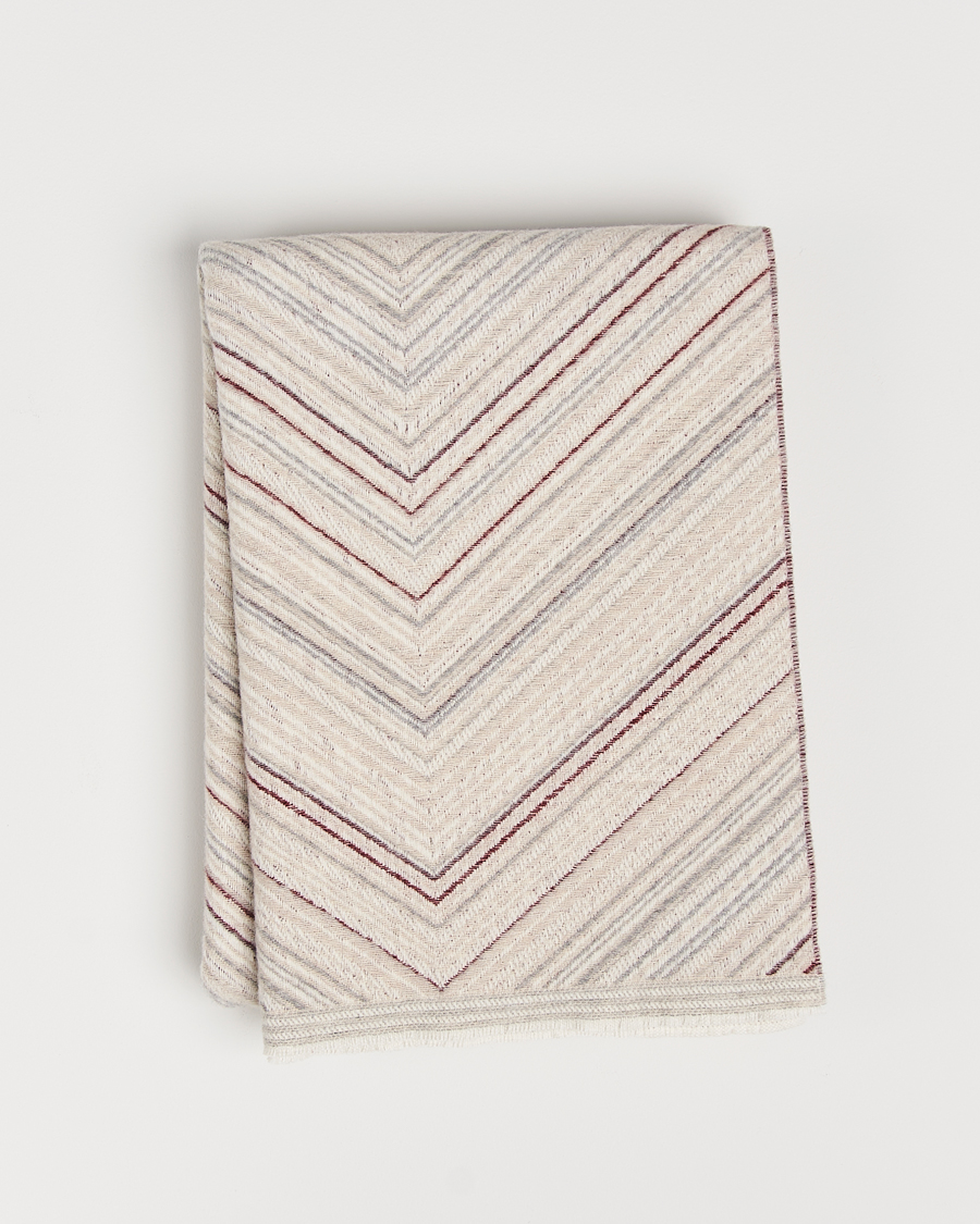 Men | Missoni Home Catullo Wool Throw 130x190cm Beige | Missoni Home | Catullo Wool Throw 130x190cm Beige