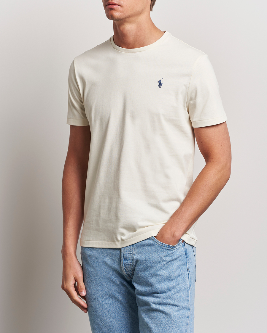 Men | White t-shirts | Polo Ralph Lauren | Crew Neck T-Shirt Herbal Milk