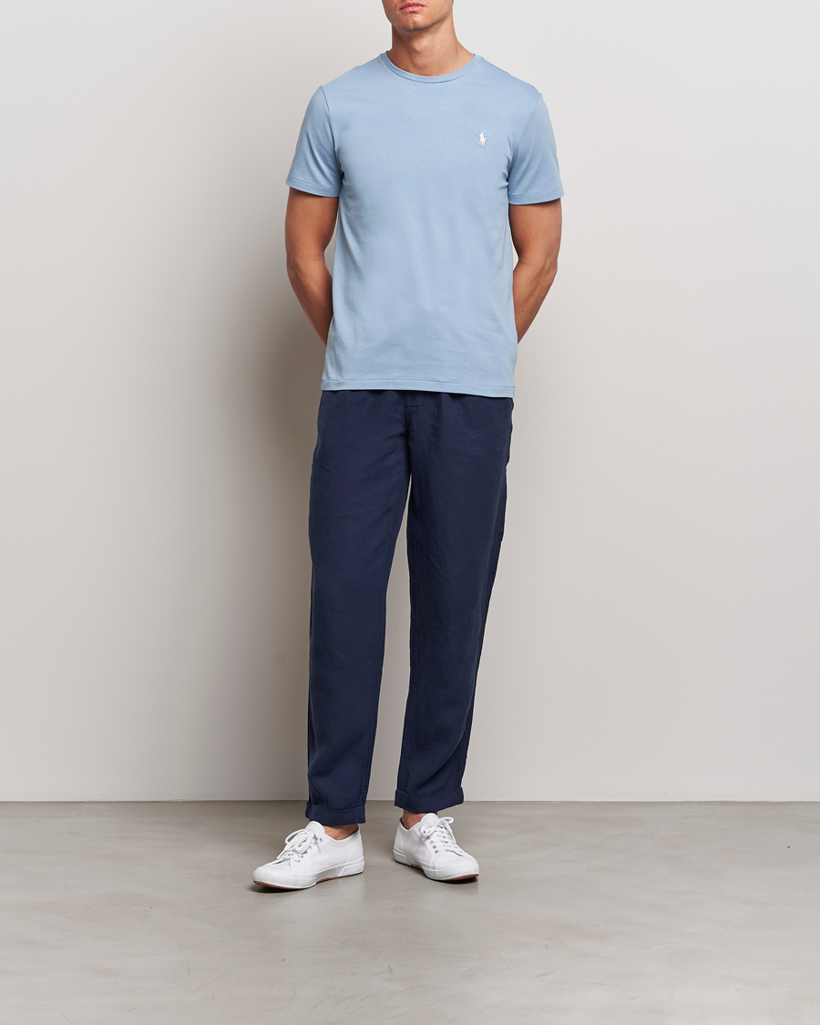Men | T-Shirts | Polo Ralph Lauren | Crew Neck T-Shirt Vessel Blue