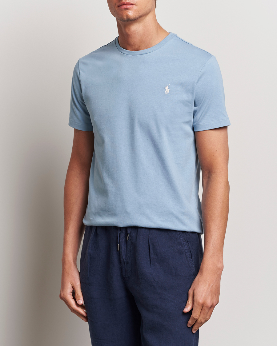 Men | T-Shirts | Polo Ralph Lauren | Crew Neck T-Shirt Vessel Blue