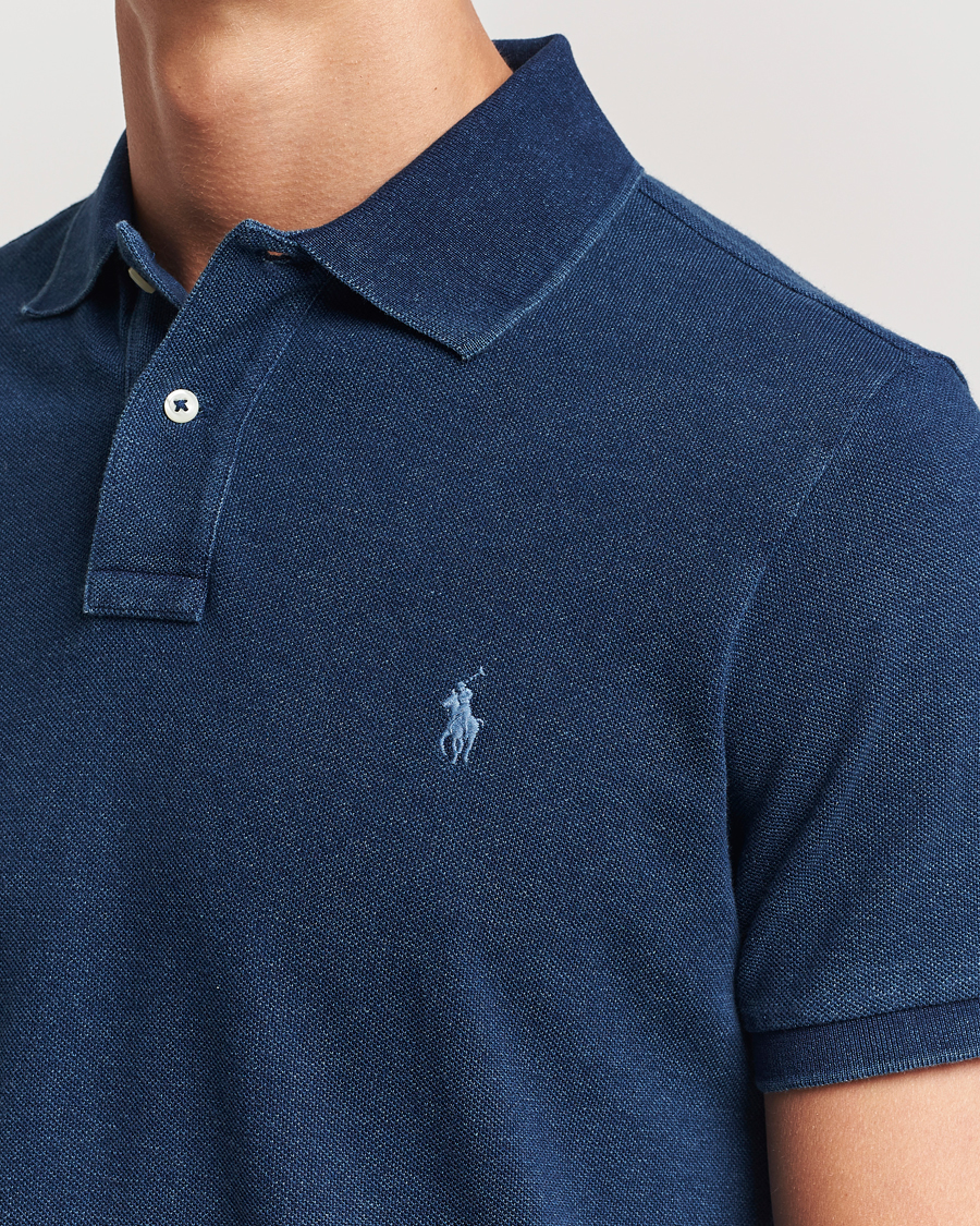 Men | Polo Shirts | Polo Ralph Lauren | Custom Slim Fit Polo Dark Indigo