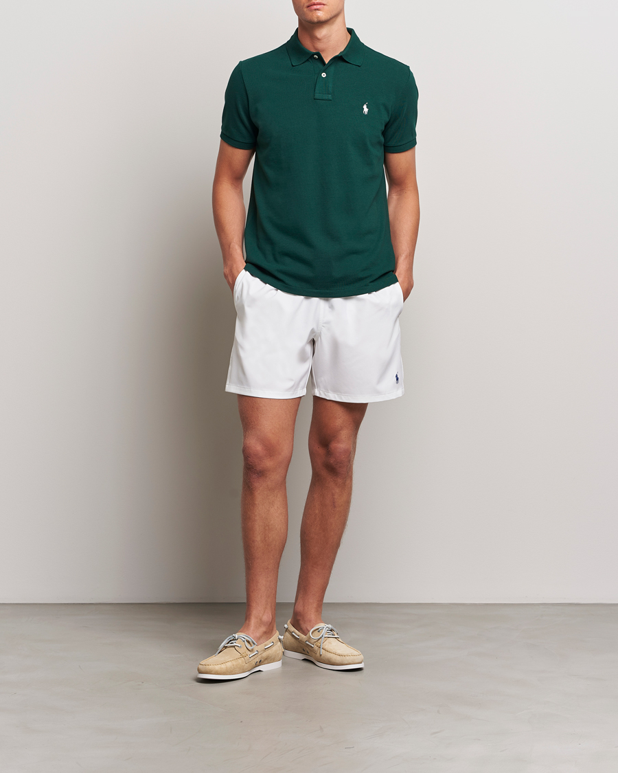 Men | Polo Shirts | Polo Ralph Lauren | Custom Slim Fit Polo Moss Agate