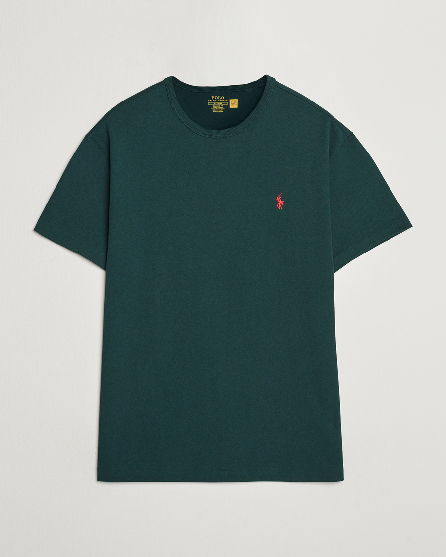 Men | T-Shirts | Polo Ralph Lauren | Heavyweight Crew Neck T-Shirt Moss Agate