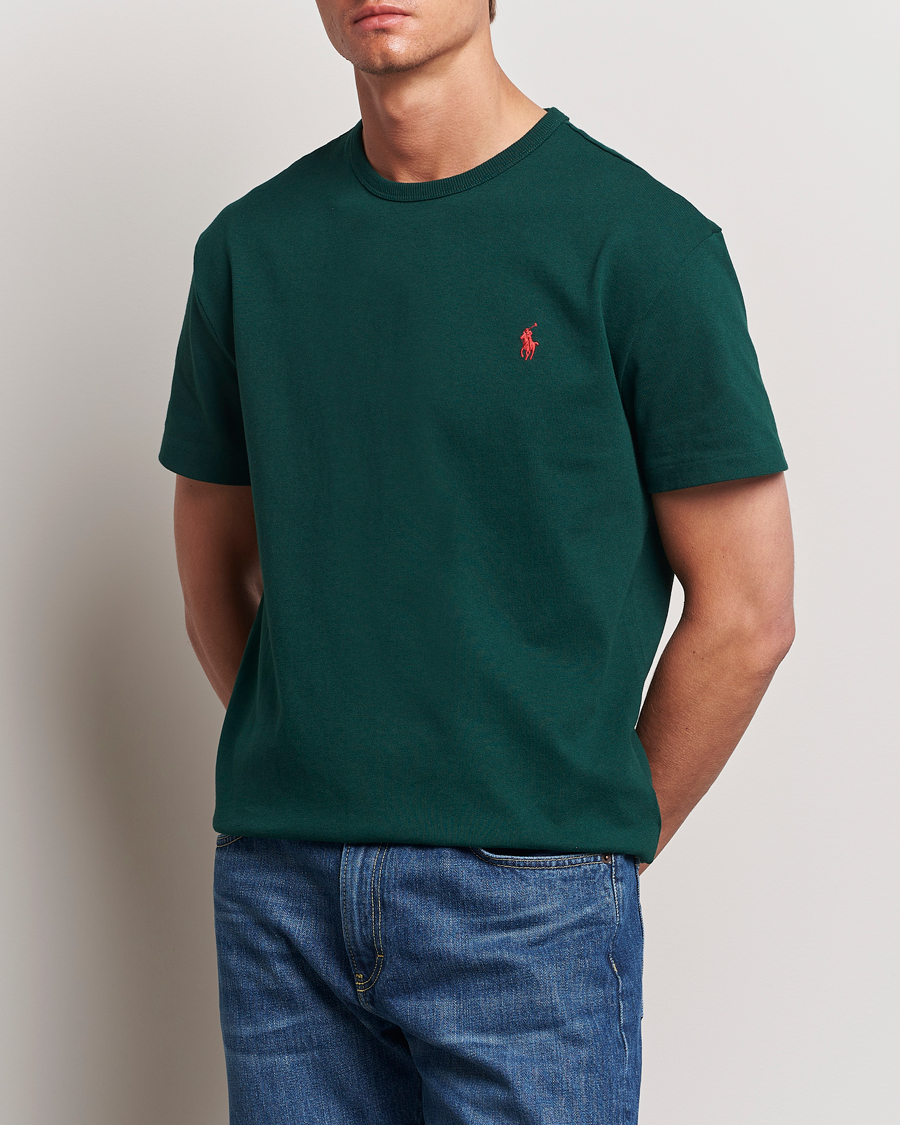 Men | T-Shirts | Polo Ralph Lauren | Heavyweight Crew Neck T-Shirt Moss Agate