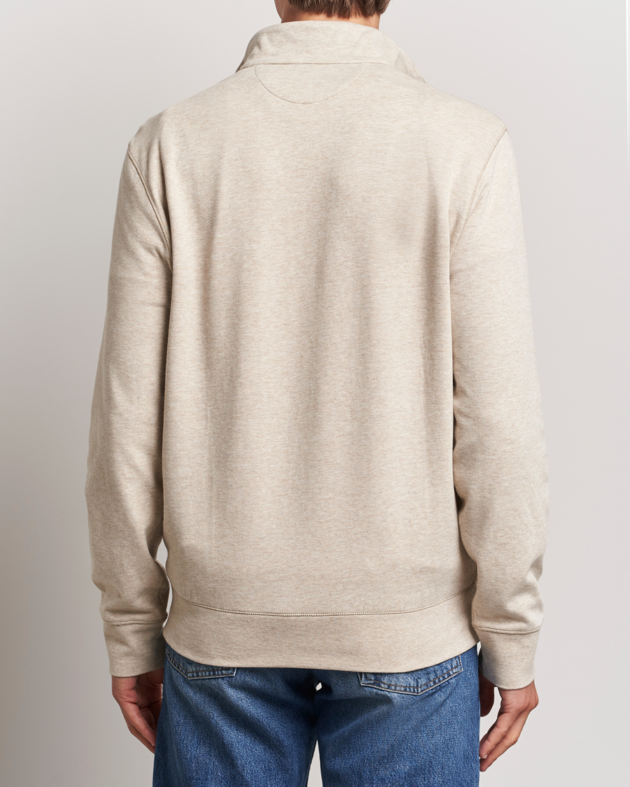 Men | Sweaters & Knitwear | Polo Ralph Lauren | Tech Double Knit Half Zip Expedition Dune Heather