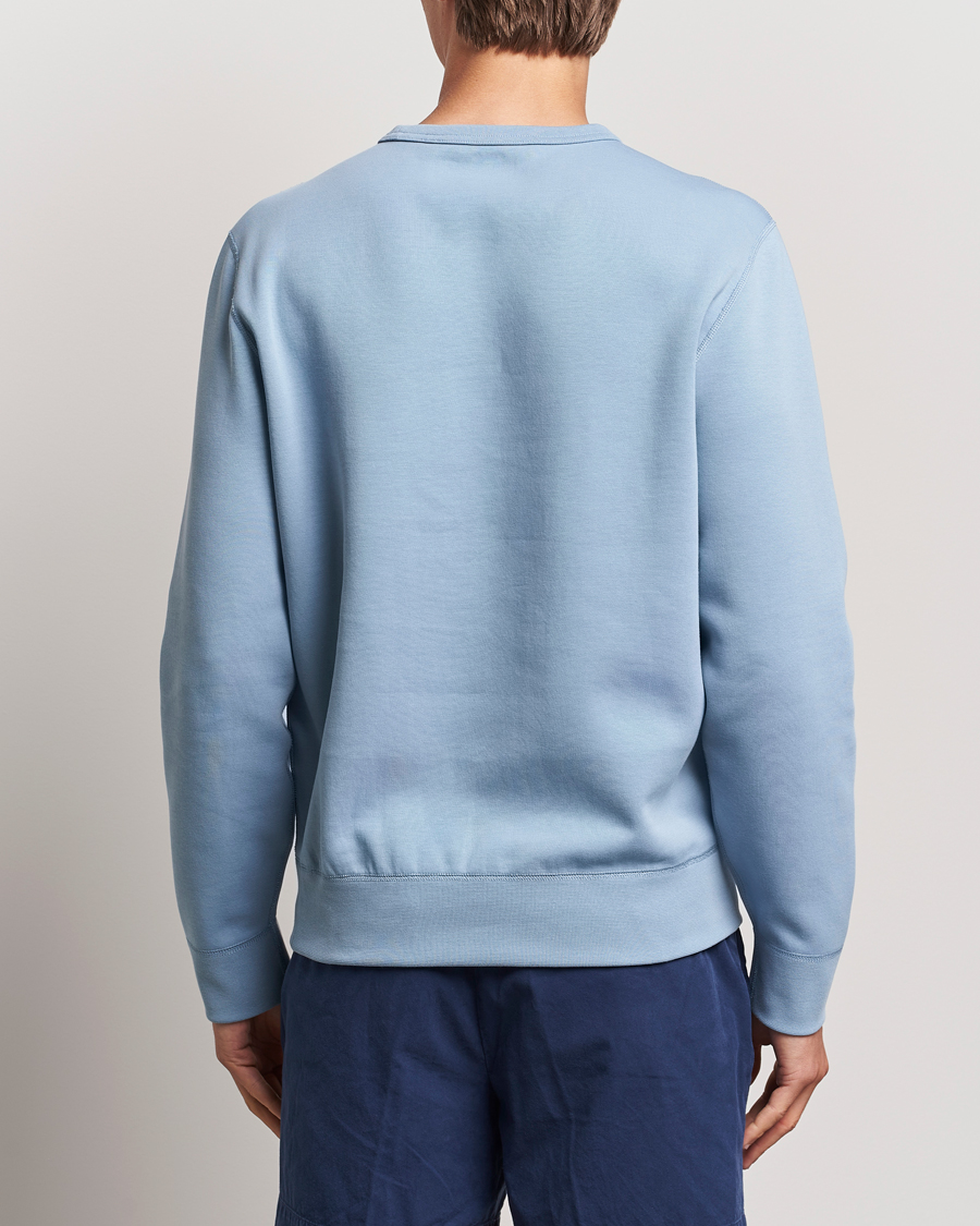 Men | Sweaters & Knitwear | Polo Ralph Lauren | Tech Double Knit Crew Neck Sweatshirt Vessel Blue