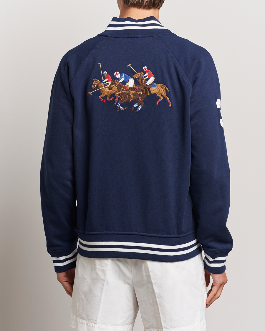 Men | Clothing | Polo Ralph Lauren | Match Club Baseball Jacket Newport Navy