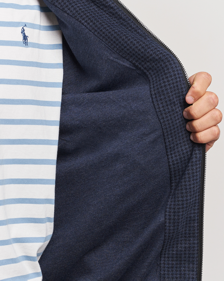 Men | Coats & Jackets | Polo Ralph Lauren | Double Knit Dogtooth Baracuda Jacket Vintage Navy