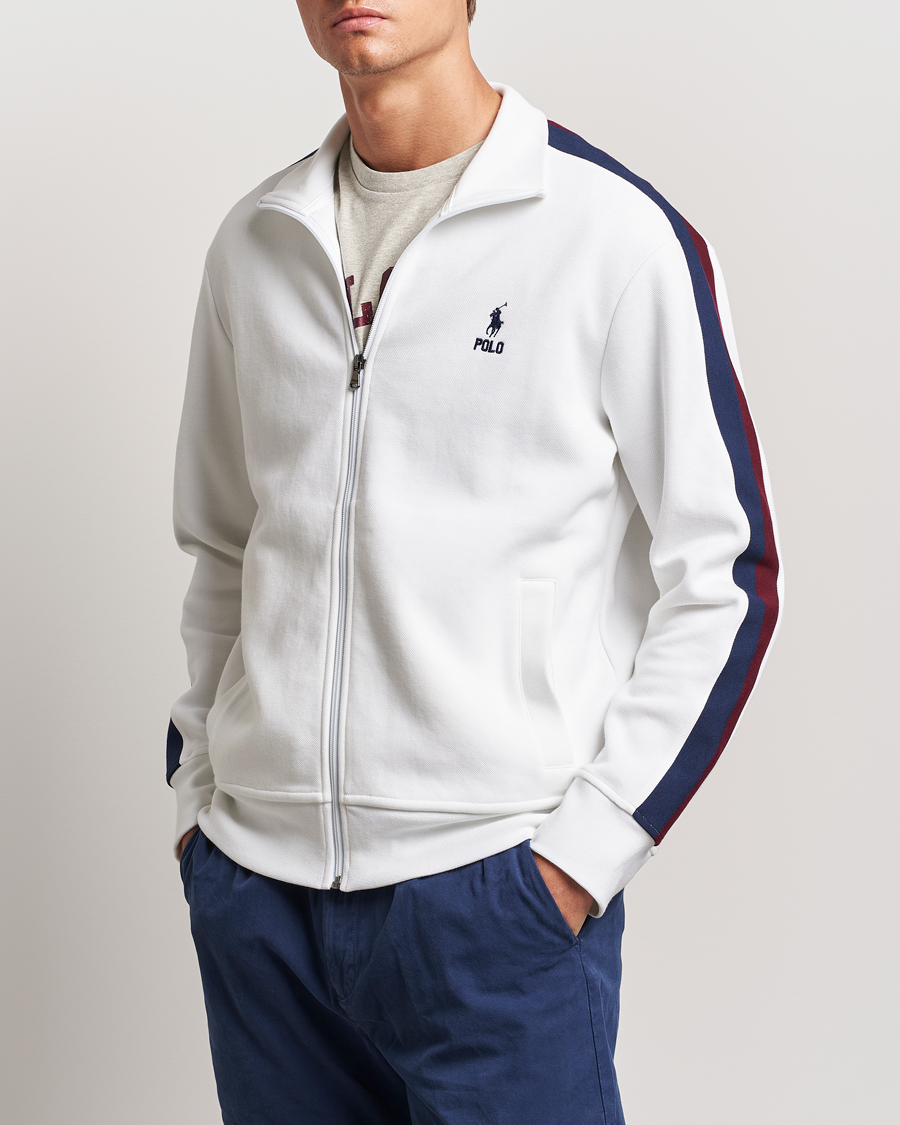 Men |  | Polo Ralph Lauren | Double Knit Taped Track Jacket White