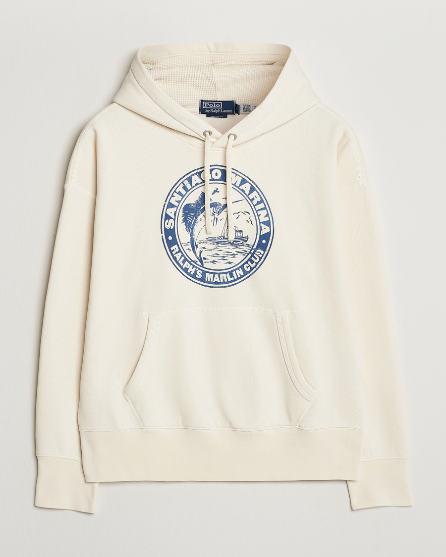 Men | Sweaters & Knitwear | Polo Ralph Lauren | Graphic Vintage Fleece Hoodie Herbal Milk