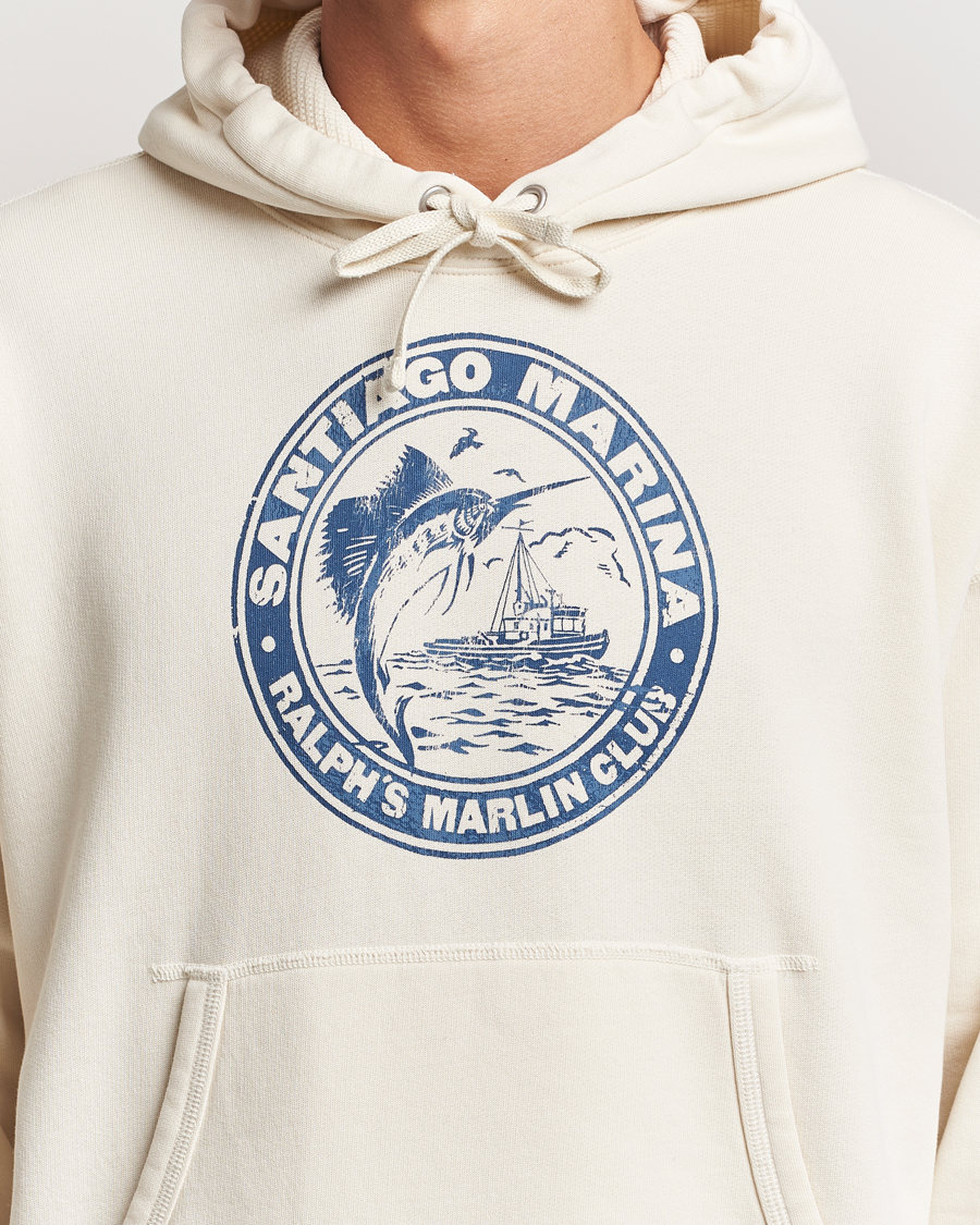 Men | Sweaters & Knitwear | Polo Ralph Lauren | Graphic Vintage Fleece Hoodie Herbal Milk