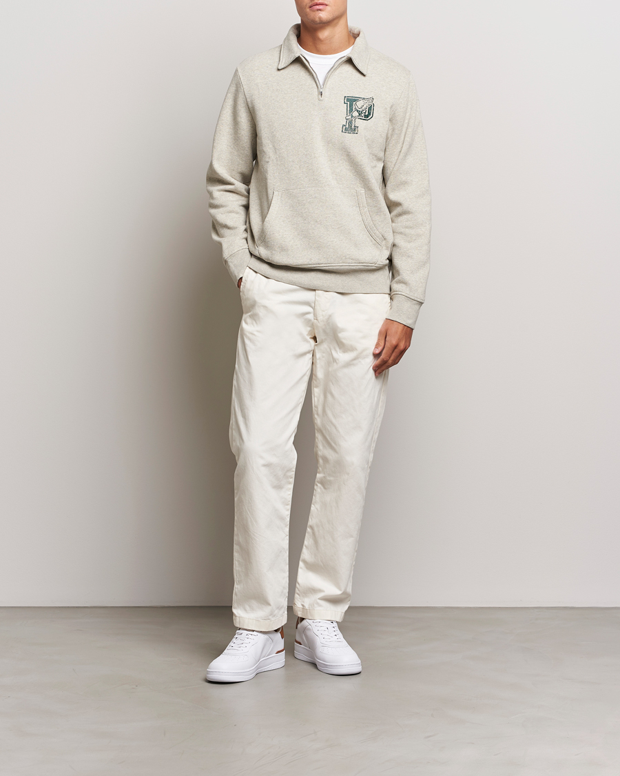 Men | Sweaters & Knitwear | Polo Ralph Lauren | P Fleece Half Zip Light Vintage Heather