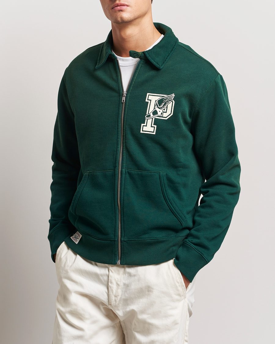 Men | Sweaters & Knitwear | Polo Ralph Lauren | P Vintage Fleece Full Zip Moss Agate