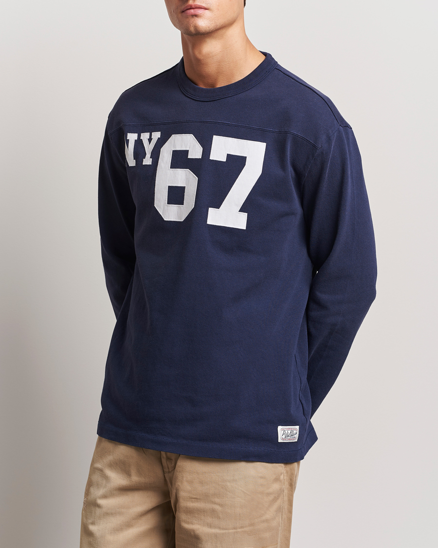 Men | T-Shirts | Polo Ralph Lauren | NYC Long Sleeve T-Shirt Cruise Navy
